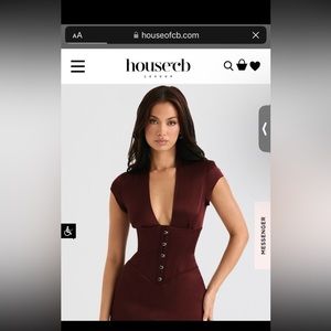 House of cb mini dress